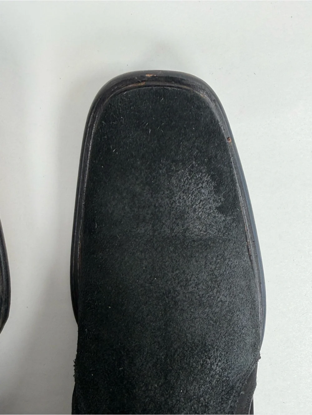 Men's Vintage MARK NASON Cross Boots Size 10.5 Black Zip Suede Made In Italy
